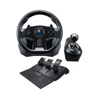 Subsonic GS850-X Zwart Usb Stuurwiel + pedalen PlayStation 4, Xbox One