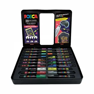 Posca Markers 20 Stuks Groovy Kleuren - Originele Japanse Markers