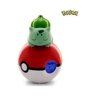 Teknofun 811367 Bulbasaur Pokemon Radio Fm Alarm Clock - Red/White