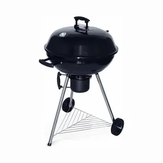 Sweeek - Charcoal Kettle Barbecue, Georges, Black, 65.5x65.5x98 Cm
