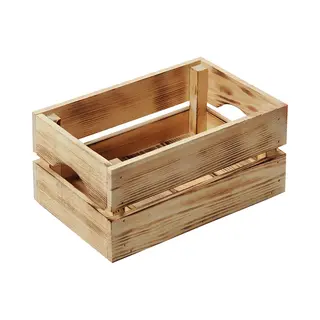Kesper Opbergdoos Van Gevlamd Grenenhout, 40 X 30 X 15 Cm, 69504