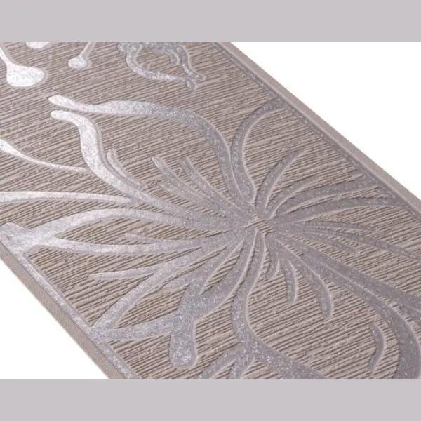 Grafische Bloemen Behangrand | Zelfklevend - Taupe Zilver - A.S. Création Only Borders 11 thumbnail