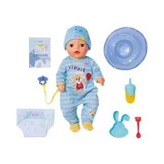 Baby Born Little Boy - Pop 36cm - 7 Functies Inclusief Accessoires - Multikleur