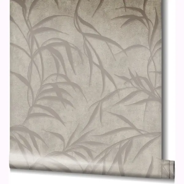 City Glow - Metallic - Wallpaper - Glanzend - Vliesbehang - Natuurlijke Muurstijl - Bladeren thumbnail