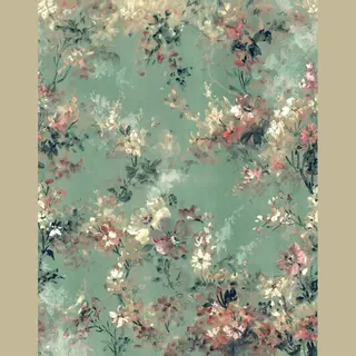 City Romance Fotobehang - Bloemen - Botanisch - Romantisch - Vliesbehang Met Structuur - Luxe Muurdecoratie Voor Woonkamer & Slaapkamer
