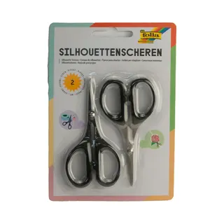 Folia 779 - Silhouette Scissors 2-Piece Set, Approx 10.5 Cm Long
