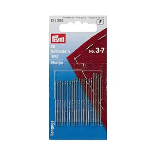 Prym 121294 naainaald 20 stuk(s) Handnaaien Roestvrijstaal Scherpe naald