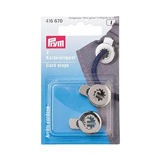 Koordstoppers Met 1 Gaatje St Rond Oudzilver 2 St. - Koordstoppers & Eindstop - Prym