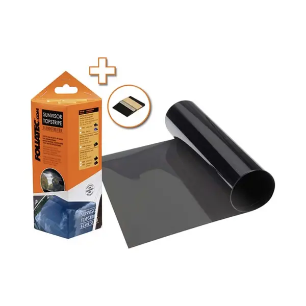FoliaTec FT1225 Sun Blind Strip For Windscreen Grey Light thumbnail