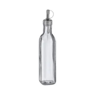 Zeller Present 19728 olie- en azijnstel 0,27 l Fles Glas, Kunststof, Metaal Transparant
