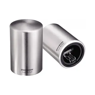 Westmark Automatische Kurkentrekker; Afmetingen, 5, 3 X 5, 3 X 8 Cm; Materiaal, Geborsteld Aluminium; Kleur, Zilver; 61882260