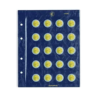 Leuchtturm Vista Aanvulling Vellen Blanko Voor Vista Classic Euroalbum Voor 2 (euro) Munten