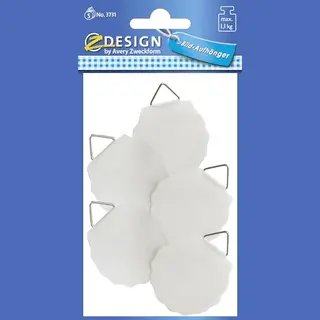 Avery Av-3731 Schilderijhanger Z-Design Home 40Mm Wit Pakje A 5 Stuks