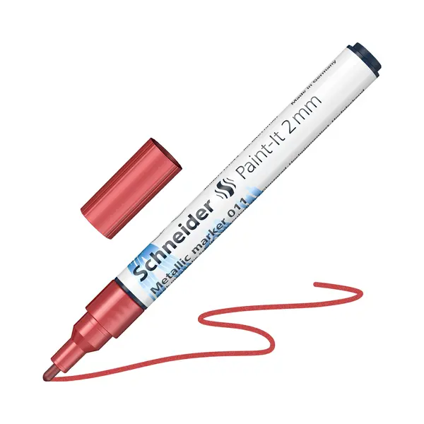 Schneider, Marker, Metaalmarker Paint-It 2 Mm Rood (1 x) thumbnail