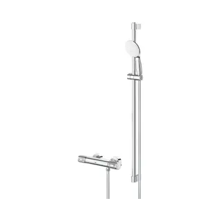 Grohe Grohtherm 1000 Performance Thermostatische Doucheset 15cm Met Gravering En 2 Straalsoorten Chroom