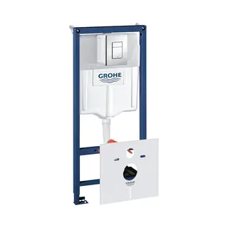 Grohe Rapid Sl 4-in-1 Inbouwreservoir - Voor Hangend Toilet â€“ Incl. Bedieningsplaat En Geluiddemping