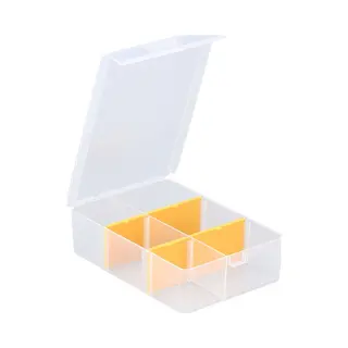 Allit EuroPlus Basic 11/2-4 Opbergdoos Rechthoekig Polypropyleen (Pp) Transparant, Geel
