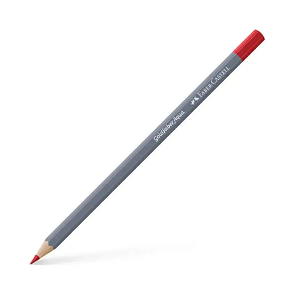 Faber-Castell Creative Studio Goldfaber Aqua Watercolour Pencil, Pale Geranium Lake (121) Single Pencil, For Art, Craft, Drawing, Sketching, Home, thumbnail