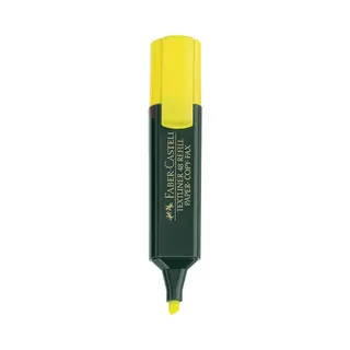 Faber-Castell 154807 markeerstift 1 stuk(s) Beitelvormige punt Geel