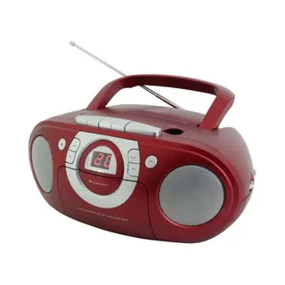 Soundmaster SCD5100RO draagbare stereo-installatie Grijs, Rood