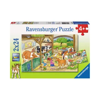 Ravensburger A Day at the Farm Legpuzzel 24 stuk(s) Boerderij