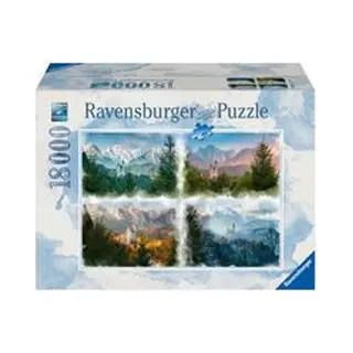 Ravensburger Slot Neuschwanstein In 4 Seizoenen - Puzzel (18000)
