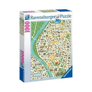 Ravensburger 176076 puzzel Legpuzzel 1000 stuk(s) Kaarten