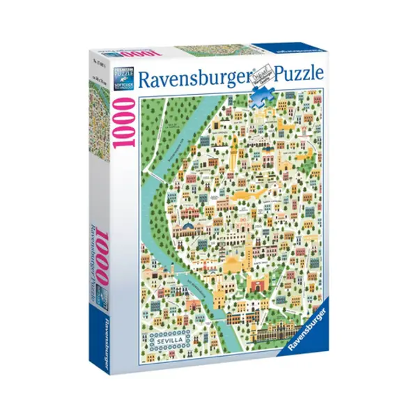 Ravensburger 176076 puzzel Legpuzzel 1000 stuk(s) Kaarten thumbnail