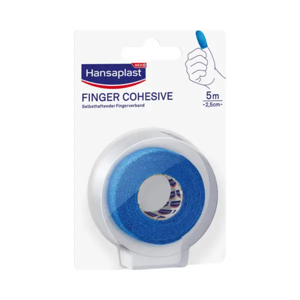 Hansaplast Finger Cohesive 2,5 x 500 cm 1 stuk(s) thumbnail