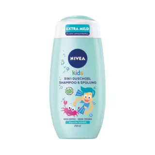 Nivea Men Nivea Kids Douchegel, Shampoo En Conditioner, 3-in-1 (250 Ml), Verzorging En Reiniging Voor Kinderen Met Magische Appelgeur, Haar- En Huidverzorging,