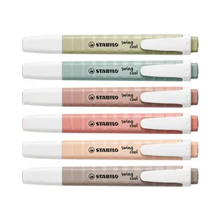 Stabilo swing cool NatureCOLORS etui 6 kleuren