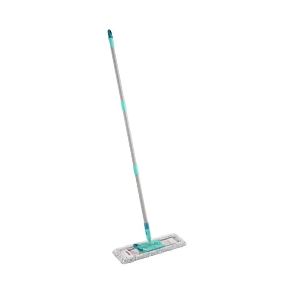 Leifheit Rückenschonender Bodenwischer Profi Xl Cotton Plus, Stahlstiel 146cm, Wischmopp Mit Fußklick, Für Fliesen- Und Steinböden, 360° thumbnail