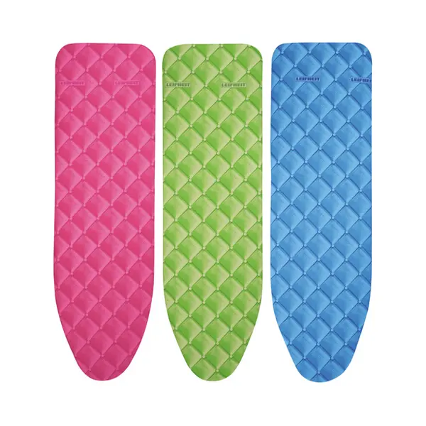 Leifheit Cotton Comfort S/M Gepolsterter Bügelbrettoberbezug Baumwolle Blau, Grün, Pink thumbnail
