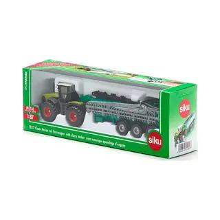 Siku 1:87 Claas Xerion met vacuum tanker en mestversprijder