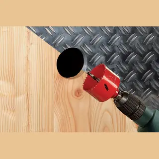 wolfcraft GmbH Gatzaag van BiM compleet met adapter en centerboor