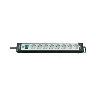 Brennenstuhl 1951580100 power uitbreiding 3 m 8 Ac-uitgang(en) Zwart, Grijs