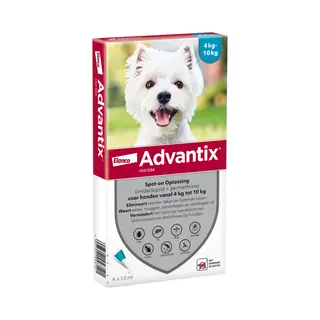 Advantix Pour Chiens De Taille Moyenne - 1 Ml - 4 Pipets