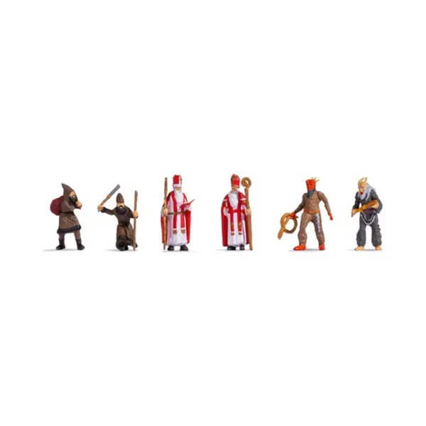 Noch Santa Claus & Knecht Ruprecht schaalmodel onderdeel en -accessoire Figuurtjes thumbnail