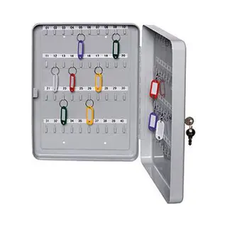 Alco, Sleutelkluizen + Sleutelkastjes, Sleutelkastje16xvoor20sleutel Lichtgrijs