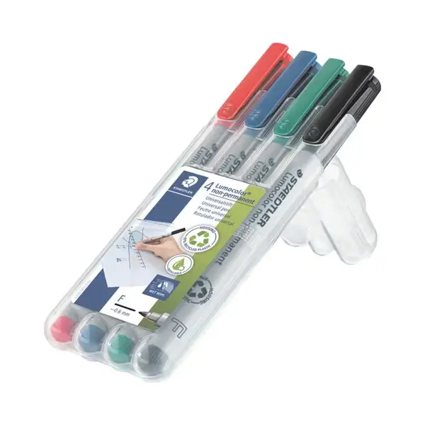 Staedtler 316 WP4 marker 1 pc(s) Black, Blue, Green, Red thumbnail