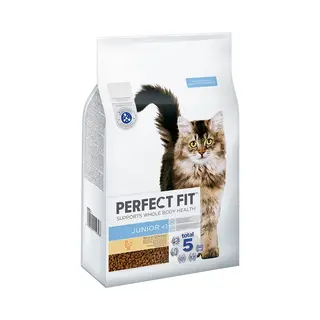 Perfect Fit Junior Droogvoer Voor Jonge Katten Jonger Dan 1 Jaar, Kip, 7 Kg (1 Zak)