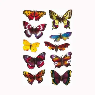 Haza Original Stickers Vlinder 20 Stuks Multicolor