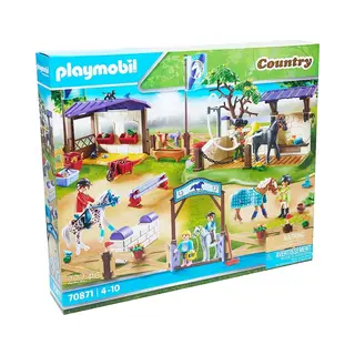 Playmobil 70871 Country Rijtoernooi Met Paardenwas