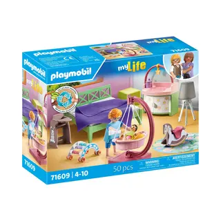Playmobil My Life Sleeping room with baby play corner