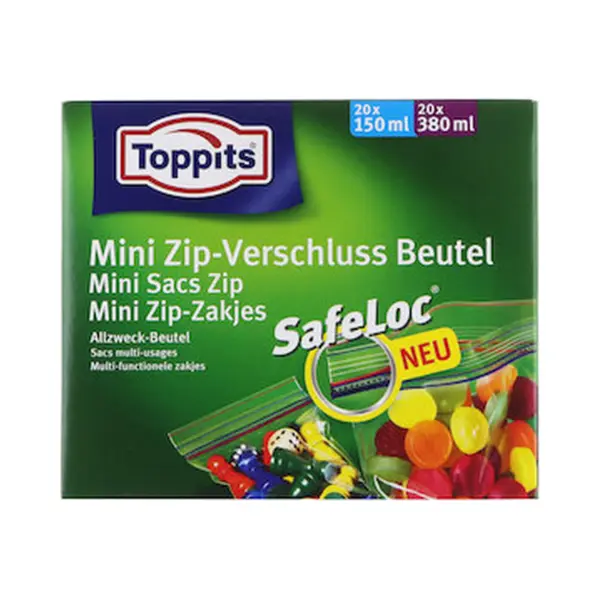 Toppits Mini Zip-Verschluss Beutel thumbnail