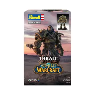Revell Modelbouwpakket Thrall Figuur - World Of Warcraft - Fantasy Modelbouw - 03516 The Orc Thrall - Plastic Bouwpakket Met Verf - Geschenkset - 1,