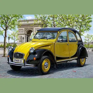 Revell Citroen 2CV Charleston Stadsauto miniatuur Montagekit 1:24
