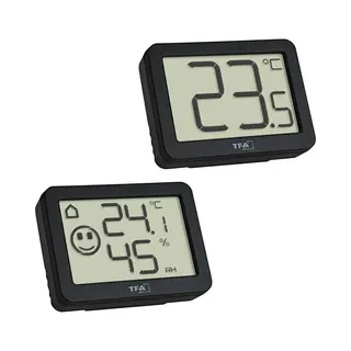 Tfa Dostmann Thermo- En Hygrometer Zwart