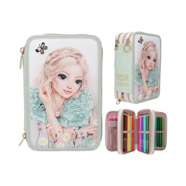 Depesche - TOPModel 3-vaks Etui - Summer Feeling thumbnail