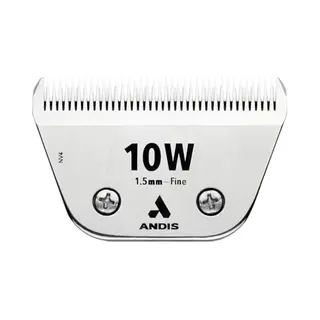 Andis 561460 CeramicEDGE #10W Fine Wide Blade, Small Animal And Pet Grooming, Detachable Replacement Blade, Long Lasting, Stainless Steel